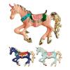 1/3Pcs Brooch Pin Vintage Enamel Horse Design Brooch Zinc Alloy Horse Ornament Christmas Costume Accessory