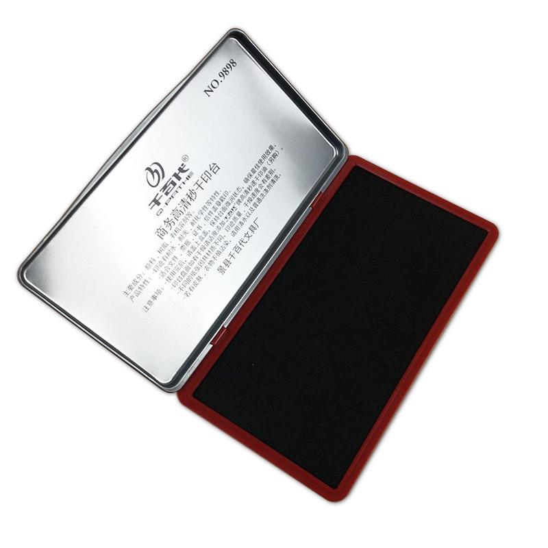 Large Quick-Drying Four-Color Ink Pad for Office Use and Newborn Hand/Footprints.