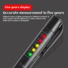 Brake Fluid Liquid Tester, Oil Moisture Analyzer with 5 LED Indicators, Auto Diagnostic Checker Tool for DOT3 DOT4 Brake Fluid