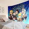Anime Slayer Characters Tapestry, Unique Design Tapestry, Wall Decor for Bedroom,Livingroom, Playroom,Heartwarming Fan Holiday Gifts