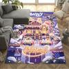 Christmas Friends Celebration Customize Your Name Area Rug Design for Living Rooms Outdoor Kitchen Study room Antislip Carpet Anime Office Decor