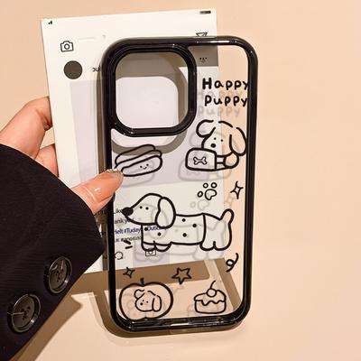 Acrylic Phone Case for iPhone 11 12 13 14 Pro 12 14 16 Pro Max for Samsung A16 A36 A56 S24 FE High-quality Painted Anti-fall Mobile Phone Case