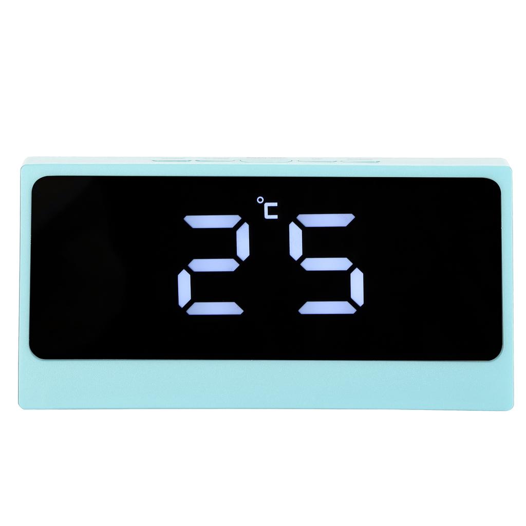 LED Digital Alarm Clock Silent Smart Temperature Date Luminous LargeScreen Desktop Makeup
