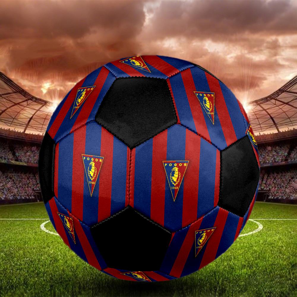 Pogoń Szczecin Pallone da Calcetto Indoor Colorato Per Tutte le Età Misura 5 Cucito a Macchina PVC Pronto per la Competizione Resistente Alta Rimbalzabilità