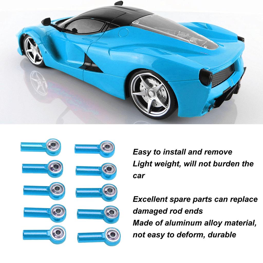 10PCS M3 26mm Aluminum Link Rod End   Joint for 1Celsius10 1Celsius8   Remote Control Car