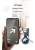 Magnetic Aluminum Alloy AirTag Protective Keychain Case