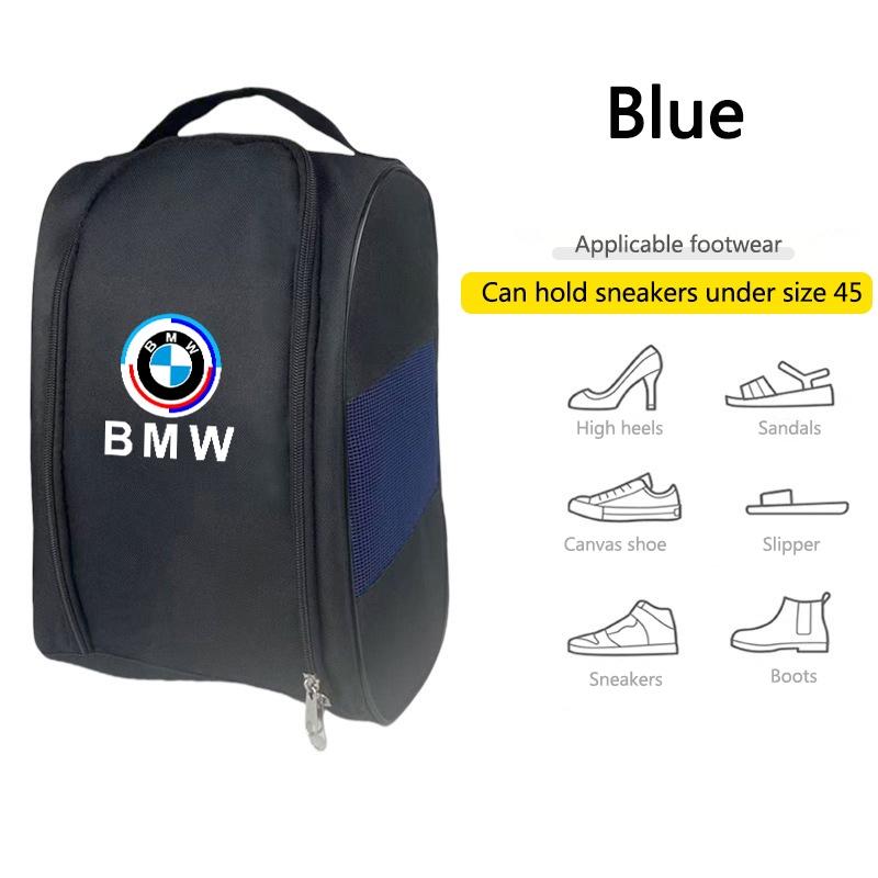 Car Badge Outdoor Sneaker Storage Bag Travel Shoes Storage Accessories For BMW 50th Anniversary 3 5 7 Series E83 F16 E70 Sticker