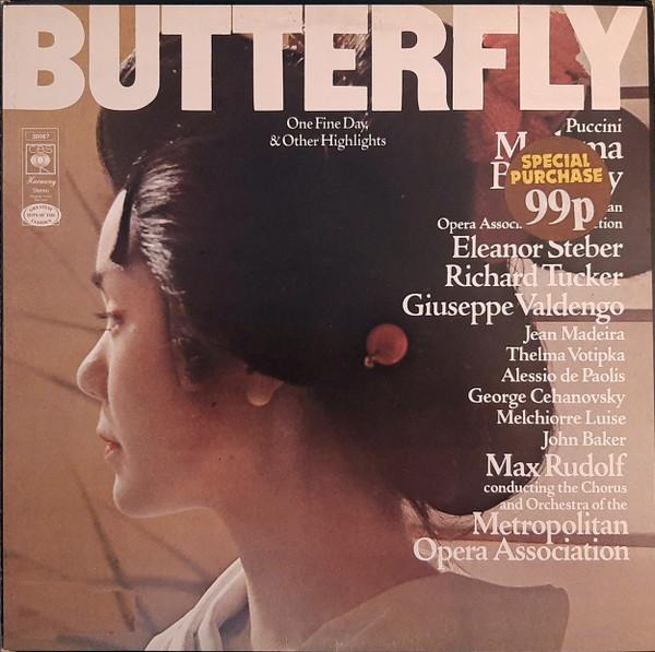 

LP Record PUCCINI ELEANOR STEBER RICHARD TU Puccini Madama Butterfly Highlig S30067 CBS Harmony 1974 UK Classical Used