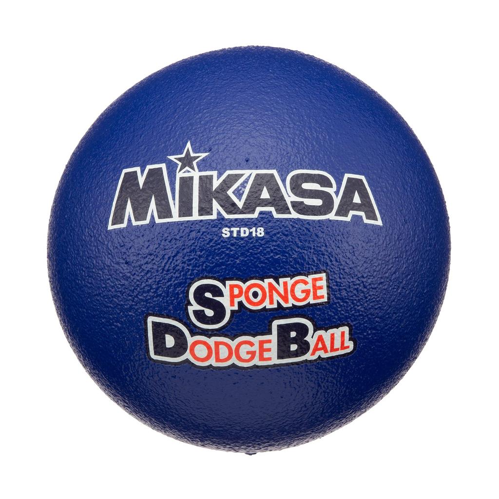 MIKASA Sponge Dodgeball, 57cm (for Preschoolers To Elementary School Students), 135g, Blue, STD-18 BL