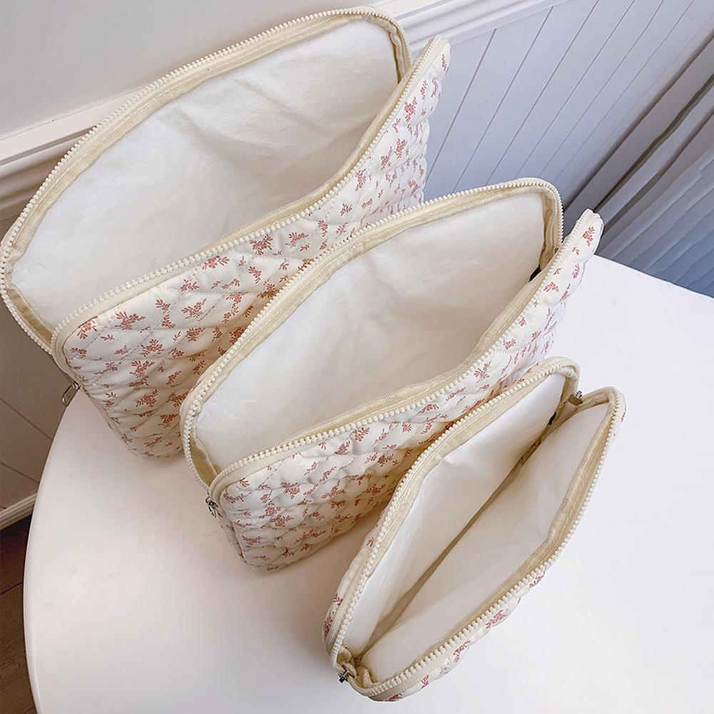 11 Inch/14 Inch/15 Inch Laptop Bag Flower Print Laptop Sleeve Quilted Laptop Carrying Case Pouch Computer Bag Tablet Storage Bag
