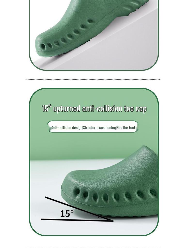 Surgical Non-Slip Closed-Toe Clogs for Operating Room & Laboratory Use