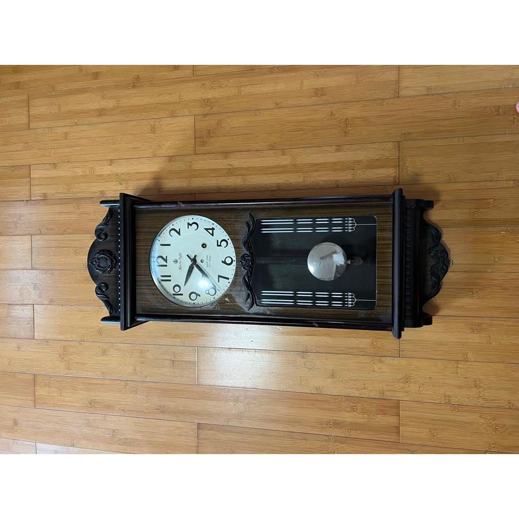 Used AICHI TOKEI Aichi Clock Pendulum Clock Wall Clock Showa Retro Antique