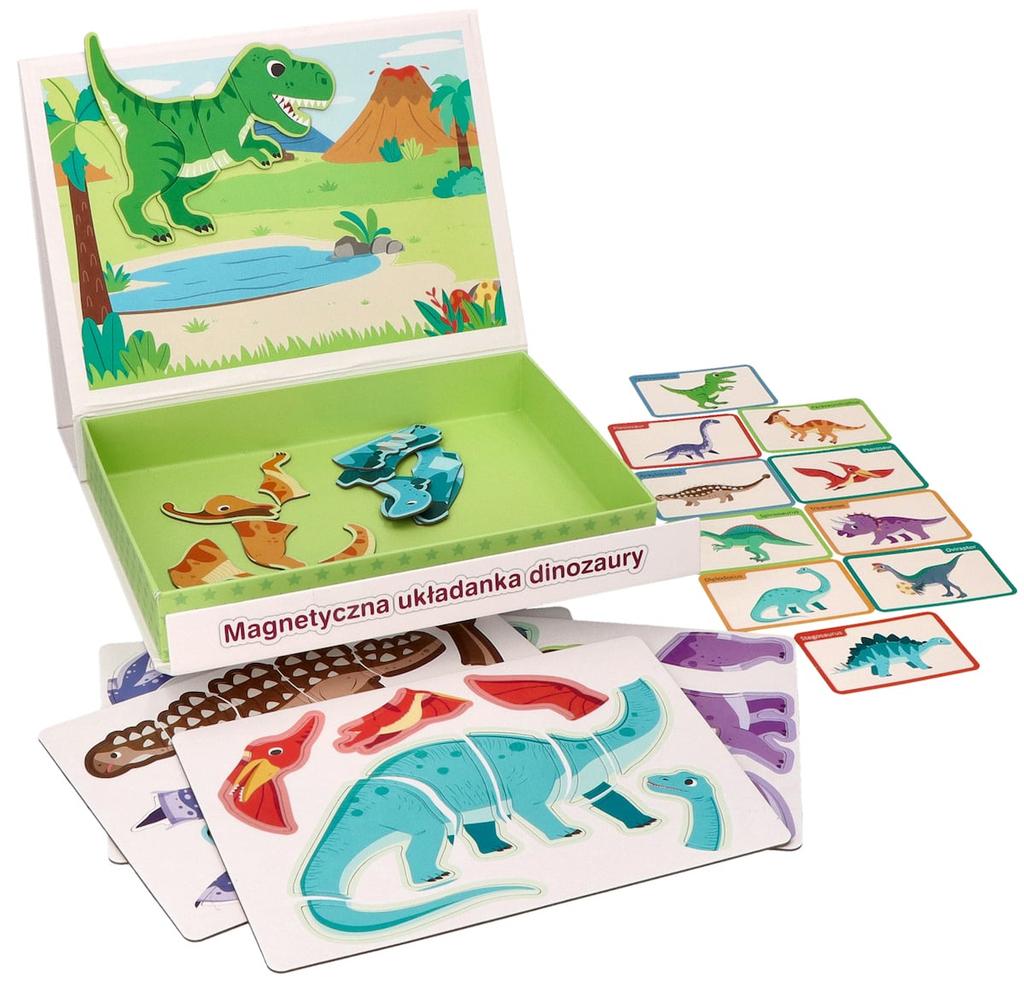 Tablica Układanka Magnetyczna - Dinozaury