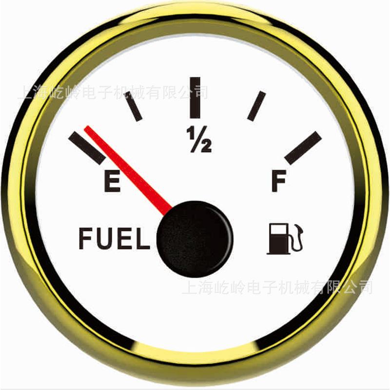 52mm Pointer Oil Level Gauge Fuel Gauge Fuel Gauge Modified Vehicle and Ship Universal Fuel Gauge
