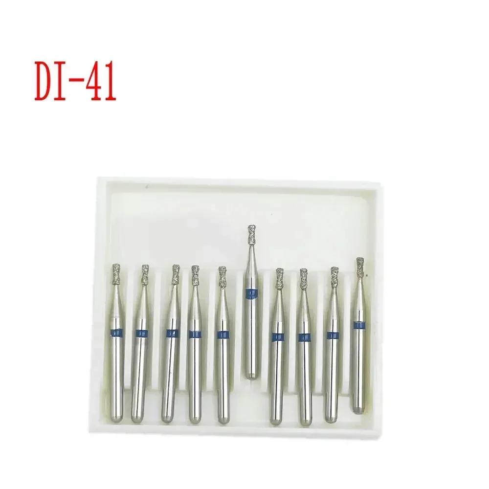 10pcs/box Dental Diamond Burs Drill FG Diamond 1.6mm Shank for High Speed Handpiece Burs