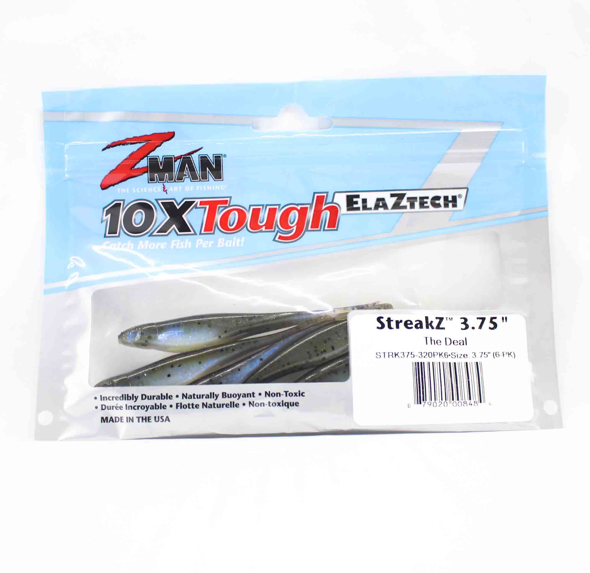 

Zman Soft Lure StreakZ 3.75 Inch 6/Pack Сделка (8484)