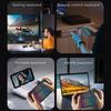 RGB Mini Keyboard Bluetooth 5.0 Keyboard 2.4G Wireless Keyboard Dual-mode Rechargeable Keyboard with Touchpad for Android TV Box