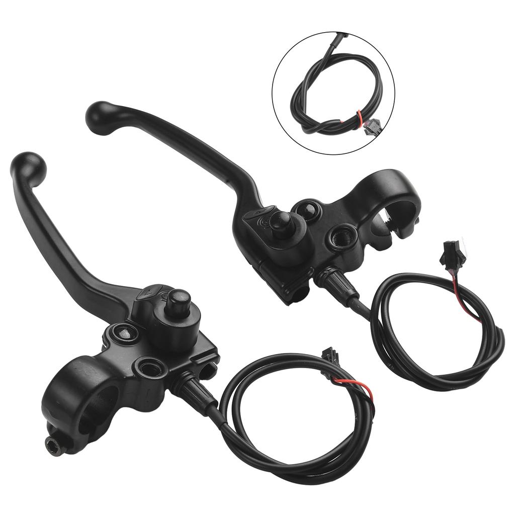1 Pair Bike Brake Levers E-bike With Parking Button