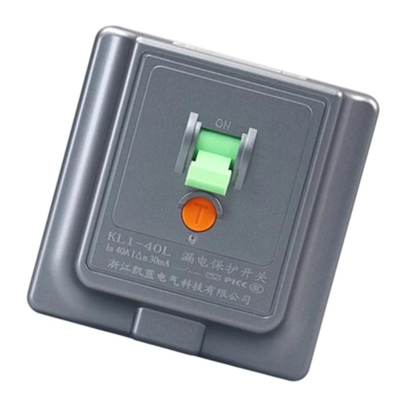 652F Air Conditioner Leakage Protector 40A Leakage Special Protector For Home Water Heater Faucet Safety Switches Enduring