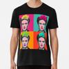 Frida Khalo Pop Portrait Like In Andy Warh S To 5XL Made In the AU/USA T-Shirt