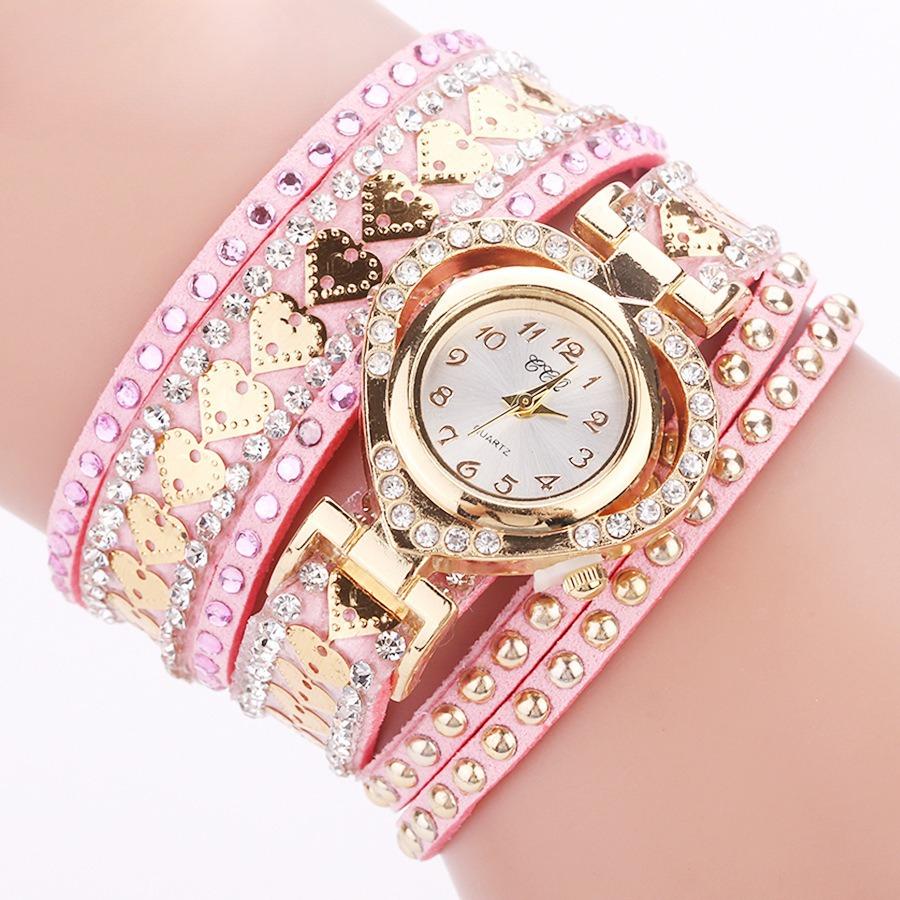 Women Fashion Long Strap Watch Ladies Casual Rhinestone Dress Watch Female Bracelet Wristwatch Relogio Feminino Clock