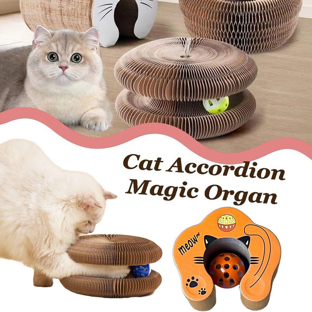 Transformable Cat Scratching Board Magic Organ Cat Scratcher Cat Accessories Ball Scratch Pad