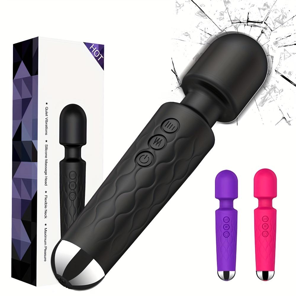 Rechargeable Vibrator Stick - 20-Frequency AV Stick for Female Pleasure, Waterproof, Quiet, and Ergonomic Design for Ultimate Adult Experience