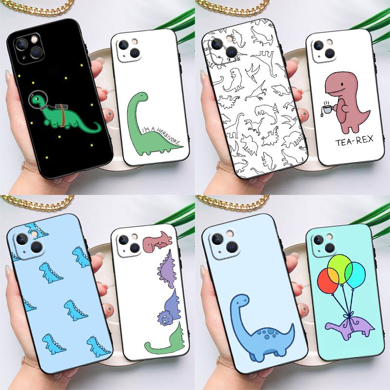 Cute Dino Case For OnePlus Nord 5 CE 2 3 4 Lite N20 N30 OnePlus 13T 13R 12R 9 10 Pro 11 12 13 15 Cover