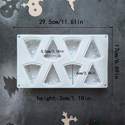 8-Cavity Cheese Cheese Mousse Cake Silicone Mold Diy Handmade Scented Soap Candle With Baking Tools