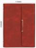 A5 PU Leather Business Notebook with Magnetic Clasp, Hardcover Journal for Office & Gift, Customizable Logo