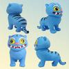K-POP Demon Hunters Tiger Figurines Miniature Creative Sculptures Desk Ornaments for Office Art Decoration Christmas Gift