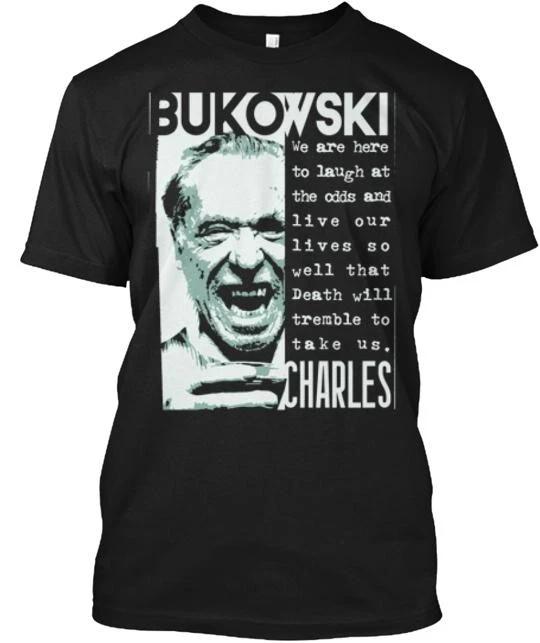Charles Bukowski Apparel Tee T-Shirt Made in the USA Size S to 5XL S
