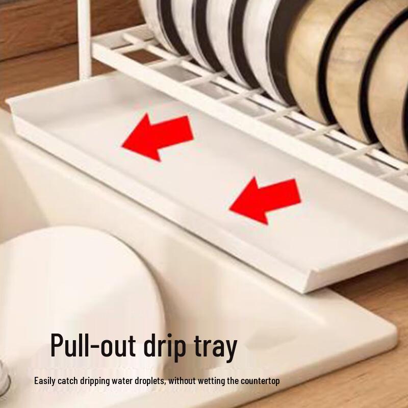Beifu Carbon Steel Tabletop Dish Drying Rack