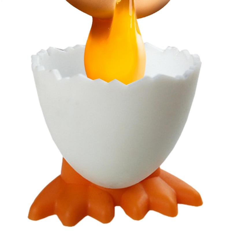 Egg Cup Egg Holder for Countertop Chicken Feet Egg Tray Egg Stand Tool Creative Fun Cutlery for Kitchen Bakery Home Table Decor