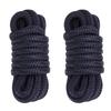 2PCS Boat Dock Line 1 2 Inch X15 Ft Double Weaving Nylon Boat Rope for Docking with 12in Loop Marine Grade High
