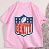 Maglietta Benito Stile Calcio Girocollo Unisex Maglietta Giorno della Partita Maglietta Benito Bowl Coniglio Calcio BadTshirt