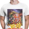 Golden Axe Streets Of Rage T-Shirt für Herren Reines Baumwoll-Vintage-T-Shirt Retro Axel Blaze Kampfspiel-T-Shirts