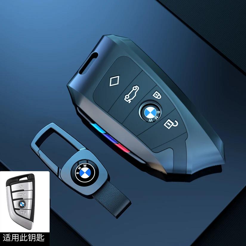 BMW Car Key Case Cover Protector Shell for X1 X3 X5 X6 X7 1 3 5 6 7 Series G20 G30 G11 F15 F16 G01 G02 F48 - Vehicle Accessory GA3