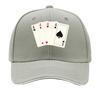 Four Aces Poker Card Fan Hip Hop Hat Fashion Outdoor Sports Sandwich Baseball Cap