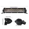 Motorcycle LED Headlight Light Bar Kit with Mounting Bracket Switch Wiring For Universal Most 7/8" Handlebar Dirt Pit Bike