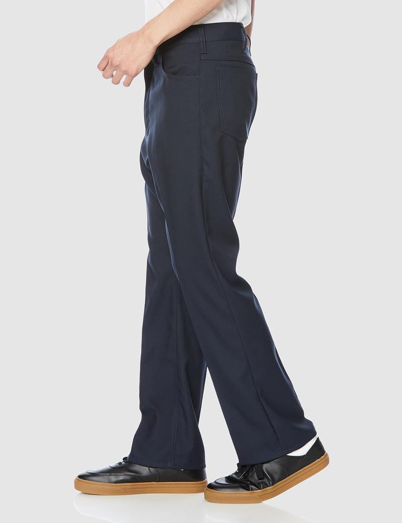 Flare Pants Rancher Dress Jeans Slacks WI1141 Navy [Wrangler] Men's (Length 74cm)