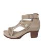 [Calzature Estive] Eleganti Sandali Neri con Zeppa per Donna - Open Toe su Plateau con Dettagli Dorati, Copertura Sintetica, Comfort Estivo, Facile Chiusura a Zip