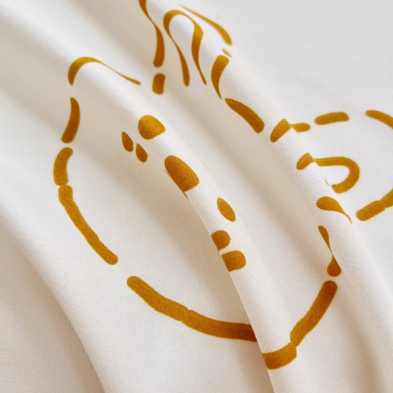 1pc Bed Sheets Cartoon Style Flat Sheet Skin-friendly Bed Linen Home Printed Bedsheet Lençol (No Pillowcase)