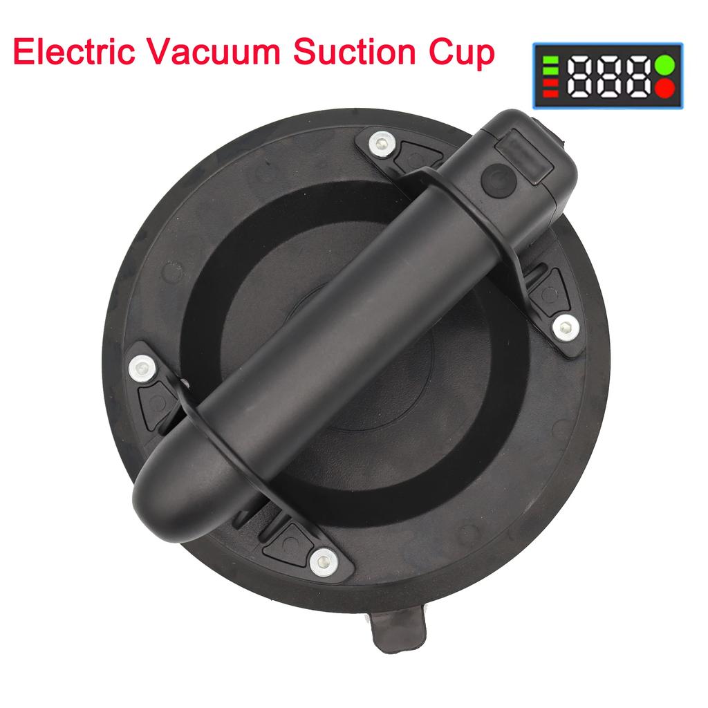 Electric Vacuum Suction Cup 8 Inch 250kg Bearing Capacity Heavy Duty Vacuum Lifter for Granite Tile Glass Manual Lifting Powerfu