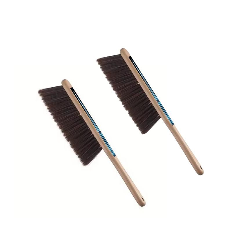 1/2PCS Multi-Purpose Soft Bristle Cleaning Brush Wooden Handle for Sofa Clothing Bed Linens Furniture Lint Dust Removal Gentle