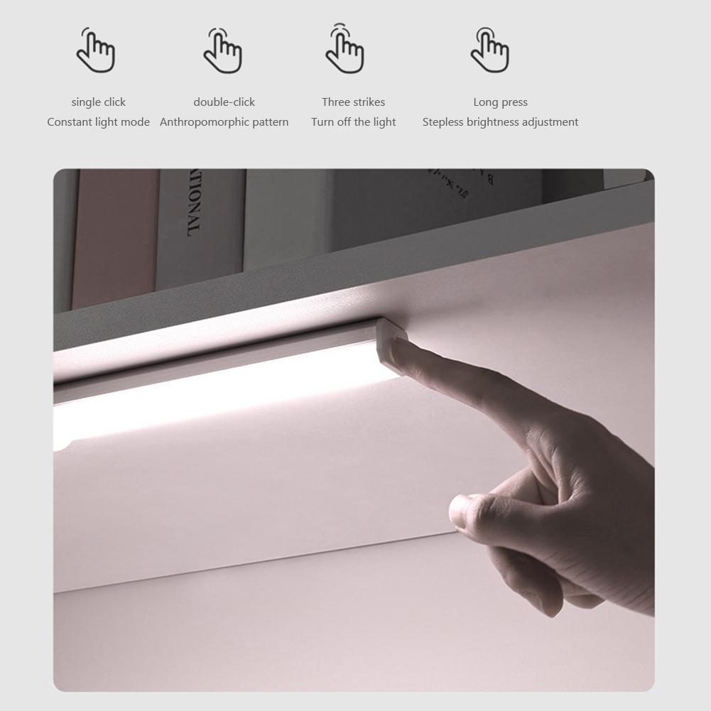 LED Closet Light High Capacity Battery Motion Sensor Kitchen Lighting Lamp Detachable Magnetic Easy Installation for Home Office