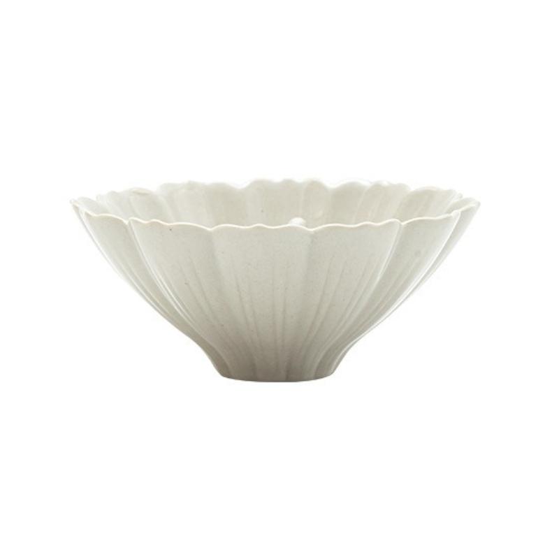 Plant ash Chinese household petal teacup ceramic retro tea tasting cup fragrant cup kung fu tea set master cup 200ml