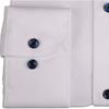 SUIT SELECT 4S BLACK LINE Slim Fit Men's Dress Shirt Non-Iron Stretch Cutaway Collar White Dobby L Size 41-86