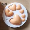 Chocolate Mold Safe No Residue Non-stick Silicone Bear Heart LOVE Pattern Baking Mould for Valentine's Day