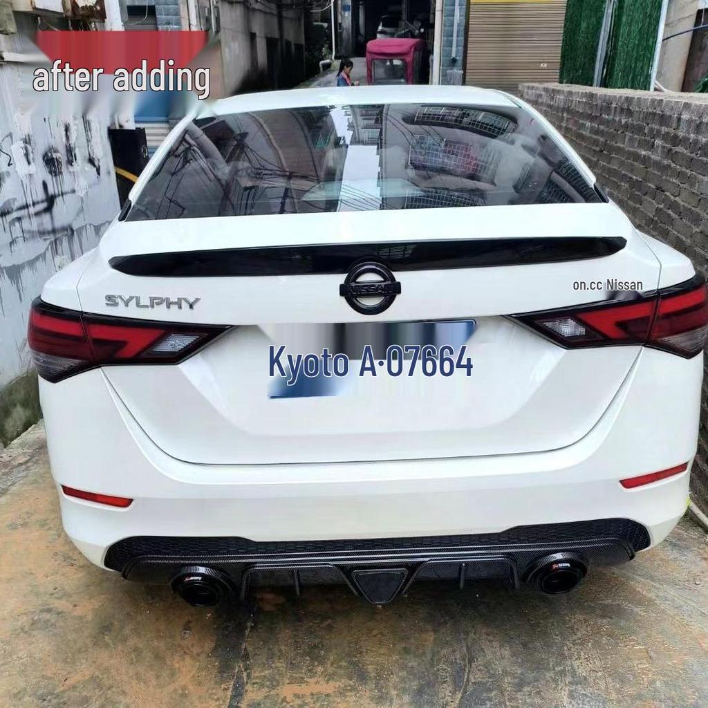 14th Gen Sylphy Rear Lip Spoiler with Navigation Light (2020-2022)